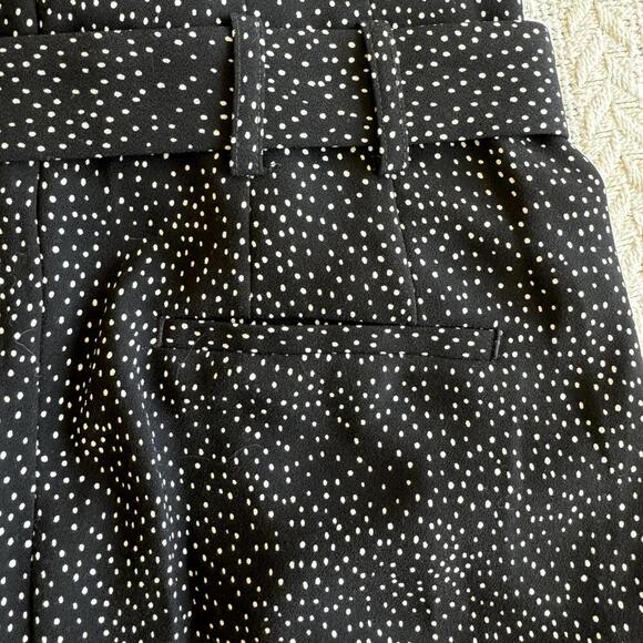 Express Women's Polka Dot Ankle Trousers Pants - Size 2P - Picture 9 of 9
